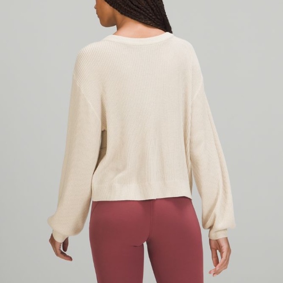 NWOT Lululemon Reversible Crossover Sweater - Picture 2 of 5